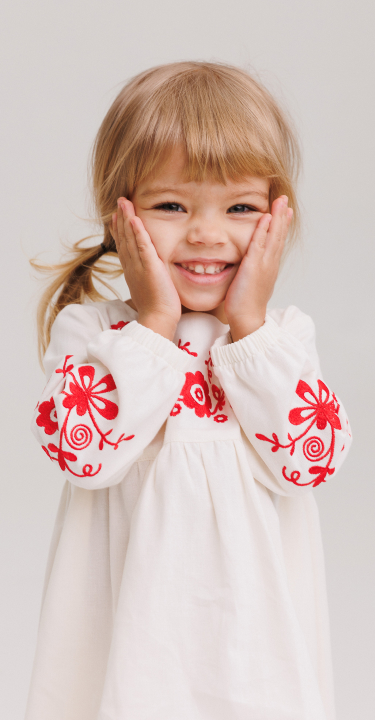 girl in etno dress